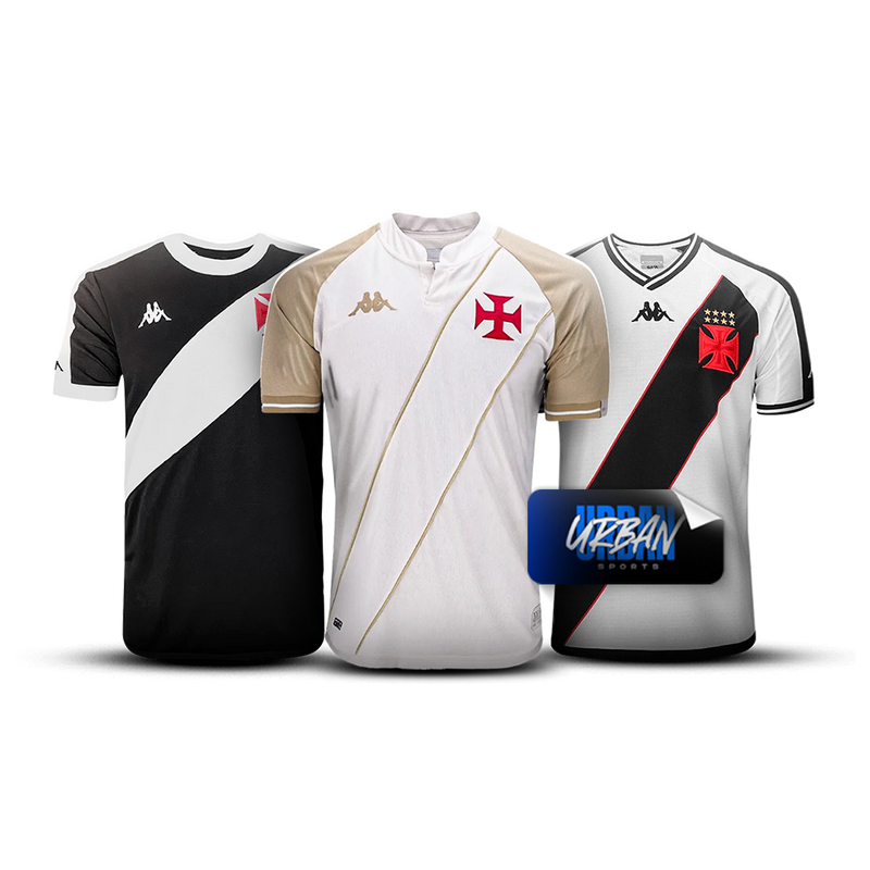 Combo do Vasco 2024/25 - 3 Camisas